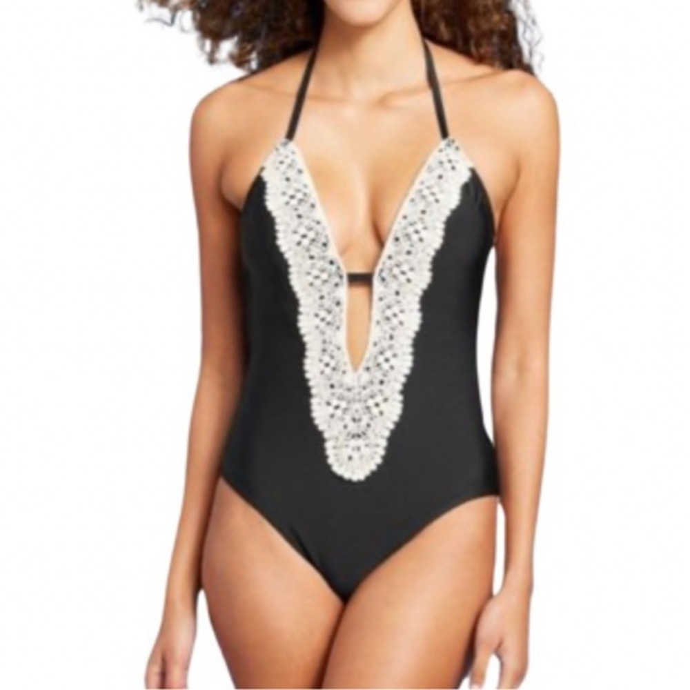 Kona Sol One Piece Swimsuit , Size XS , Flattering Swimsuit for Summer